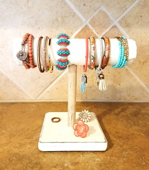 Debbie Blair's Make Your Own Bracelet Display or Holder - Attach to the Stand, Store Wire Jewelry, , bracelet holder